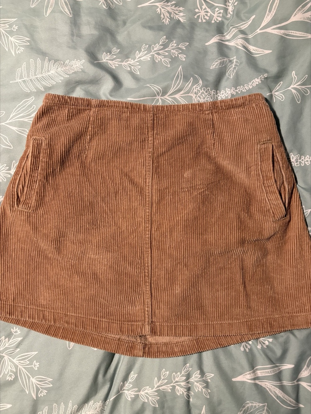 Primark Corduroy Mini Skirt in Brown Size 10